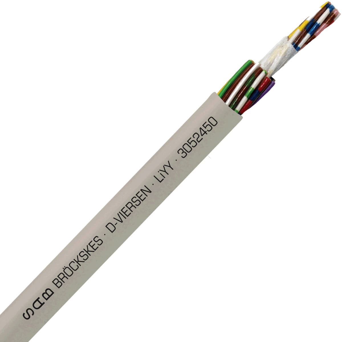 SAB 3052450 LiYY - 20 AWG/24c, multi-conductor signal and control PVC cable with DIN color code SAB 3052450 LiYY - 20 AWG/24c, multi-conductor signal and control PVC cable with DIN color code