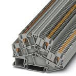 Phoenix Contact 3210211 Double-level terminal block, With equipotential bonder, connection method: Push-in connection, cross section: 0.14 mm² - 4 mm², AWG: 26 - 12, width: 5.2 mm, color: gray, mounting type: NS 35/7,5, NS 35/15 Phoenix Contact 3210211 Double-level terminal block, With equipotential bonder, connection method: Push-in connection, cross section: 0.14 mm² - 4 mm², AWG: 26 - 12, width: 5.2 mm, color: gray, mounting type: NS 35/7,5, NS 35/15