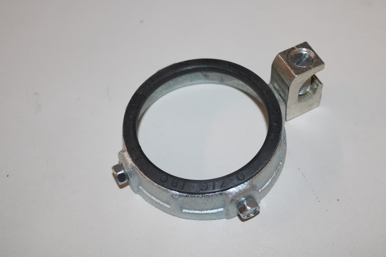 Appleton GIB250LS20AC 2-1/2", 14 Solid to 2/0 AWG Stranded, Zinc Plated, Malleable Iron, Aluminum Lay-In Lug, Insulated Throat, Threadless Appleton GIB250LS20AC 2-1/2", 14 Solid to 2/0 AWG Stranded, Zinc Plated, Malleable Iron, Aluminum Lay-In Lug, Insulated Throat, Threadless