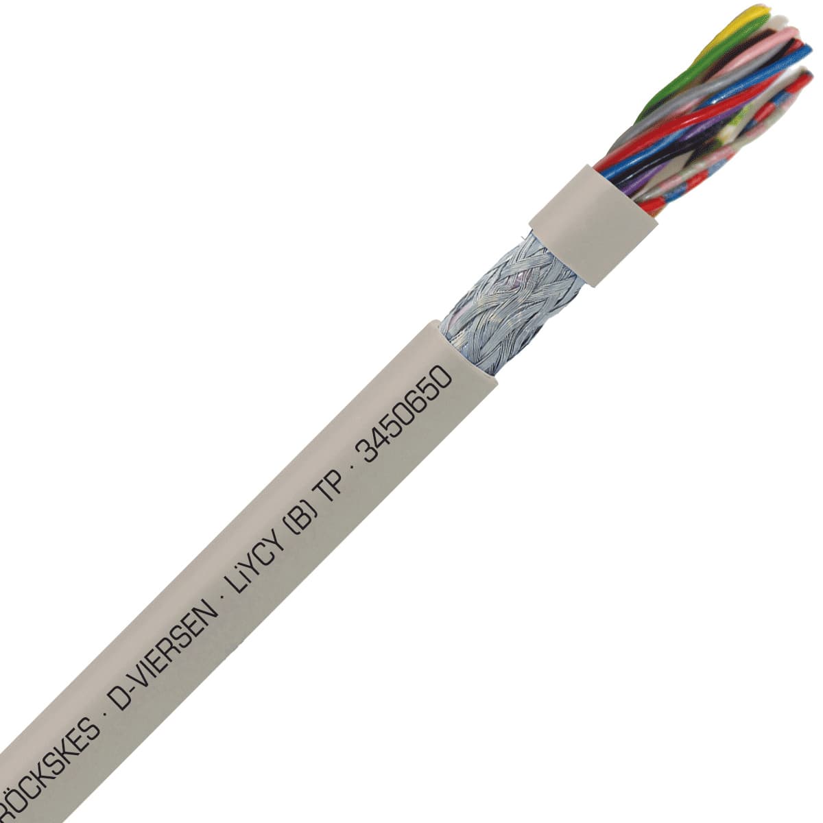 SAB 3450650 LiYCY (B) TP - 20 AWG/6pr, shielded multi-paired signal and control PVC cable with DIN color code SAB 3450650 LiYCY (B) TP - 20 AWG/6pr, shielded multi-paired signal and control PVC cable with DIN color code