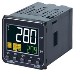 Omron E5CCQX3D5M000 48 X 48 mm screw terminal blocks, 24 VAC/DC input voltage, 3 auxiliary outputs, universal input Omron E5CCQX3D5M000 48 X 48 mm screw terminal blocks, 24 VAC/DC input voltage, 3 auxiliary outputs, universal input