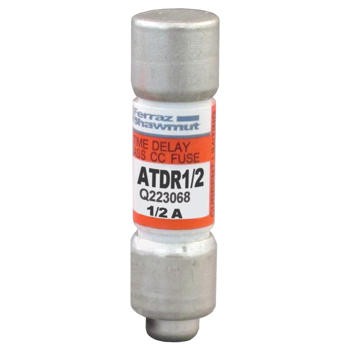 Mersen ATDR1/2 ATDR1/2 Mersen - Fuse ATDR - Class CC - Time-Delay 600VAC 300VDC 0.5A Ferrule Amp-Trap 2000® Mersen ATDR1/2 ATDR1/2 Mersen - Fuse ATDR - Class CC - Time-Delay 600VAC 300VDC 0.5A Ferrule Amp-Trap 2000®