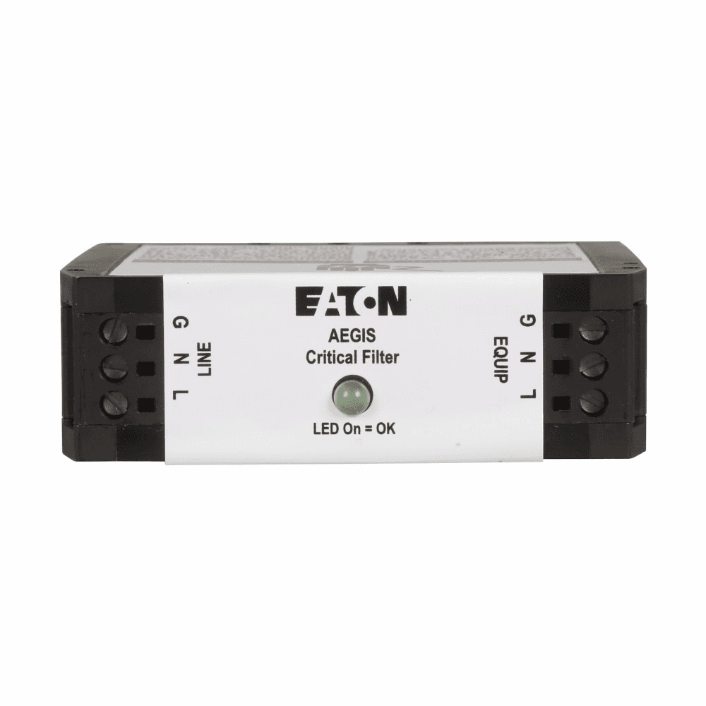 Eaton AGCF02410-DIN AGCF02410-DIN Eaton - Eaton Powerline filter, 10A, 24 Vdc rating, 50/60 Hz, DIN mount, Critical protection with filtering, EMI filter, used with Single-phase two or three-wire grounded systems Eaton AGCF02410-DIN AGCF02410-DIN Eaton - Eaton Powerline filter, 10A, 24 Vdc rating, 50/60 Hz, DIN mount, Critical protection with filtering, EMI filter, used with Single-phase two or three-wire grounded systems