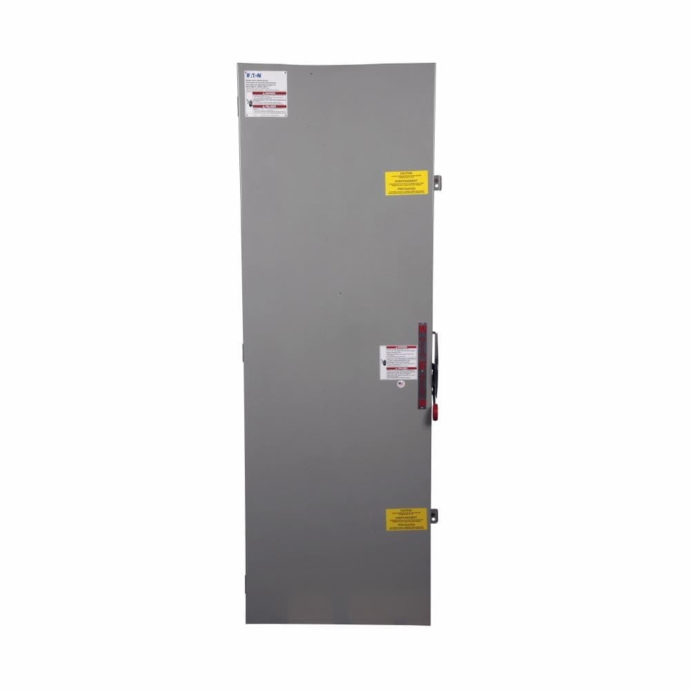 Eaton DT365FGK DT365FGK Eaton - Eaton Heavy duty double-throw safety switch, 400 A, NEMA 1, Painted steel, Class T fuses, Fusible without neutral, Three-pole, Three-wire, K-series, 600 V Eaton DT365FGK DT365FGK Eaton - Eaton Heavy duty double-throw safety switch, 400 A, NEMA 1, Painted steel, Class T fuses, Fusible without neutral, Three-pole, Three-wire, K-series, 600 V