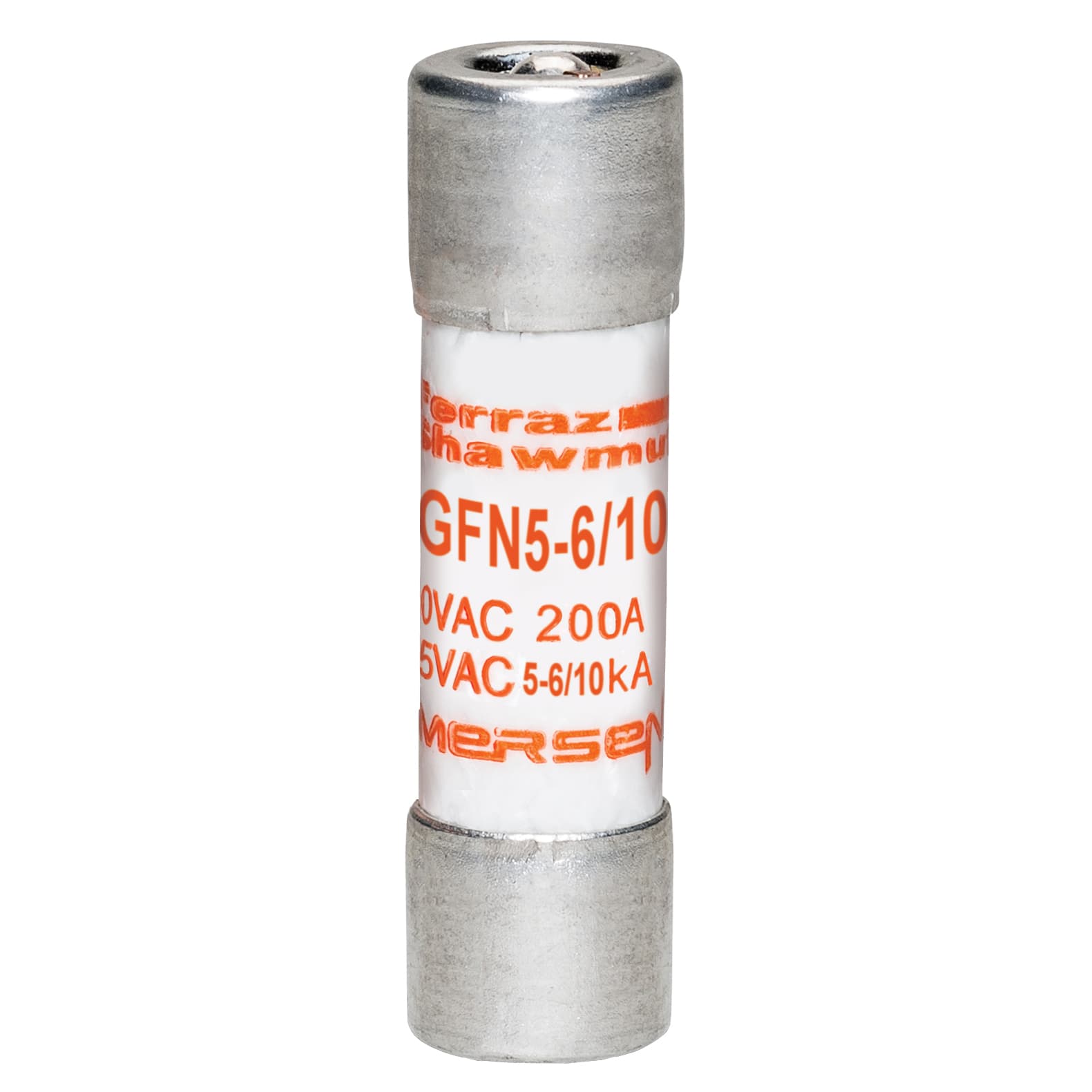 Mersen GFN5-6/10 GFN5-6/10 Mersen - Fuse GFN - Midget - Time-Delay 250VAC 5.6A Ferrule Visual Indicator Mersen GFN5-6/10 GFN5-6/10 Mersen - Fuse GFN - Midget - Time-Delay 250VAC 5.6A Ferrule Visual Indicator