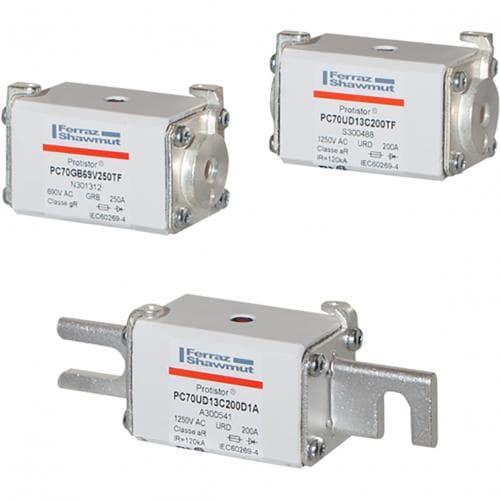 Mersen S302742 S302742 Mersen - Square Body High-Speed Fuse Protistor® Size 70 gR 690VAC IEC 125A With Striker DIN 110 Blades Mersen S302742 S302742 Mersen - Square Body High-Speed Fuse Protistor® Size 70 gR 690VAC IEC 125A With Striker DIN 110 Blades