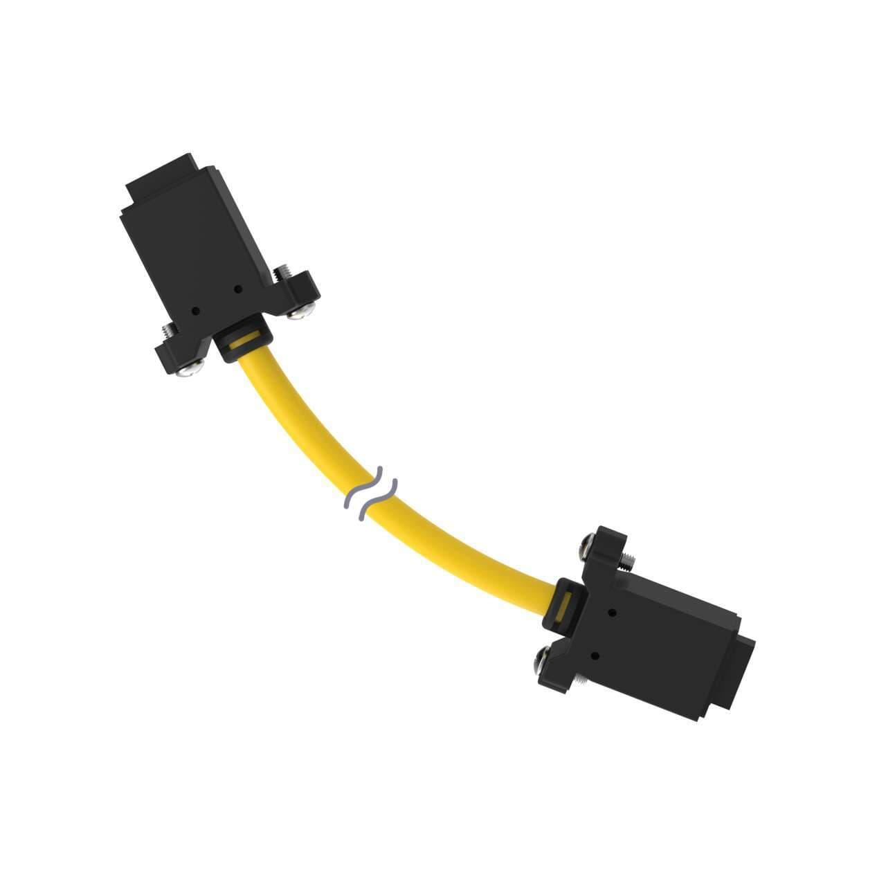Banner DELS-1115E Cordset: Double Ended LS-Custom; 12-pin Straight Female; 12-pin Straight Female; 4.6 m 11x24 Yellow PVC Jacket; PVC Black Banner DELS-1115E Cordset: Double Ended LS-Custom; 12-pin Straight Female; 12-pin Straight Female; 4.6 m 11x24 Yellow PVC Jacket; PVC Black