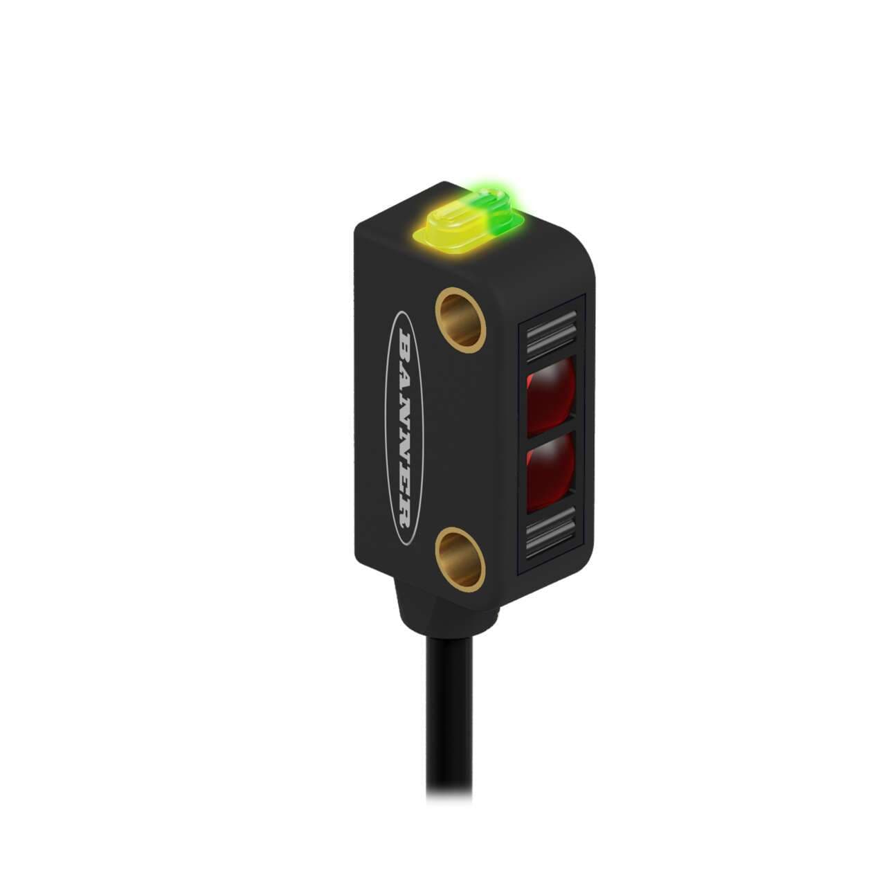 Banner Q12RB6FF30Q5 WORLD-BEAM Q12 Series: Fixed-Field; Range: 30 mm; Input 10-30 V dc; Output: DO (Dark Operate) Bipolar: 1 NPN; 1 PNP; 150 mm (6 in) M12 Pigtail QD Banner Q12RB6FF30Q5 WORLD-BEAM Q12 Series: Fixed-Field; Range: 30 mm; Input 10-30 V dc; Output: DO (Dark Operate) Bipolar: 1 NPN; 1 PNP; 150 mm (6 in) M12 Pigtail QD