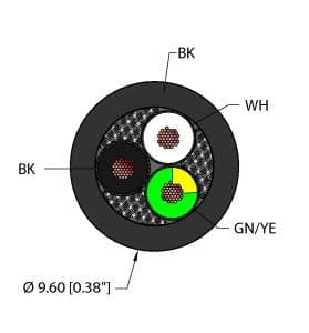 Turck BLK,TPE,3X14,TCERDB BLK,TPE,3X14,TCERDB Turck - BLK,TPE,3X14,TCERDB Power Tray/Exposed Run/Direct Burial Cable, Reelfast™ Bulk Cable Turck BLK,TPE,3X14,TCERDB BLK,TPE,3X14,TCERDB Turck - BLK,TPE,3X14,TCERDB Power Tray/Exposed Run/Direct Burial Cable, Reelfast™ Bulk Cable