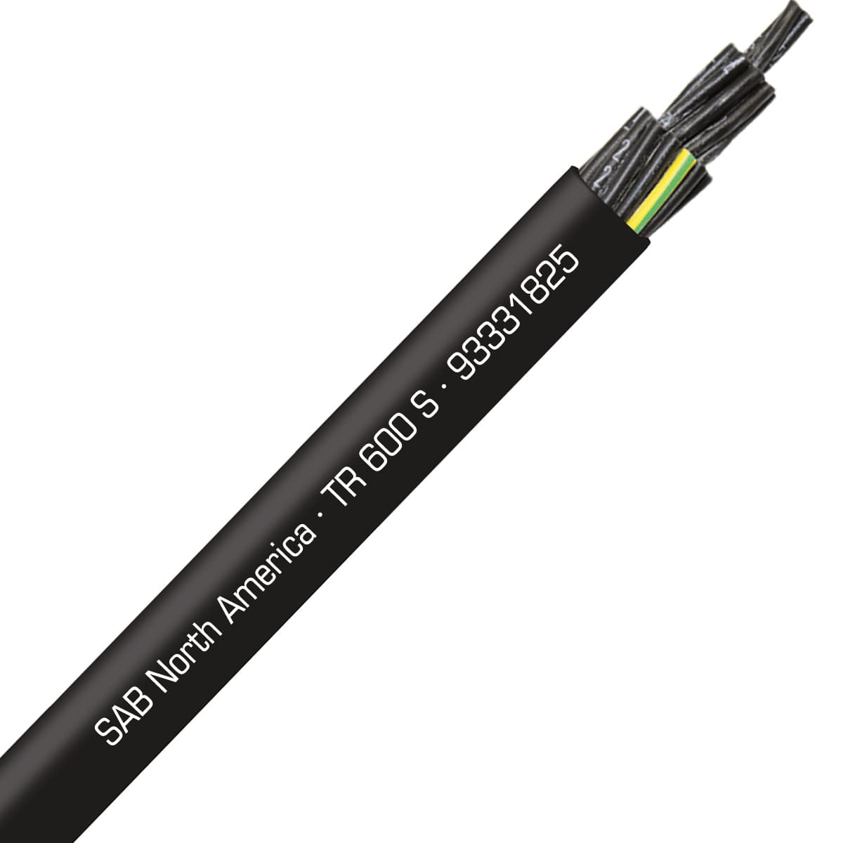 SAB 93331825 TR 600 S - 18 AWG/25c, oil resistant flexible exposed run tray cable, UL, CSA, WTTC, NFPA 79, CE RoHS SAB 93331825 TR 600 S - 18 AWG/25c, oil resistant flexible exposed run tray cable, UL, CSA, WTTC, NFPA 79, CE RoHS