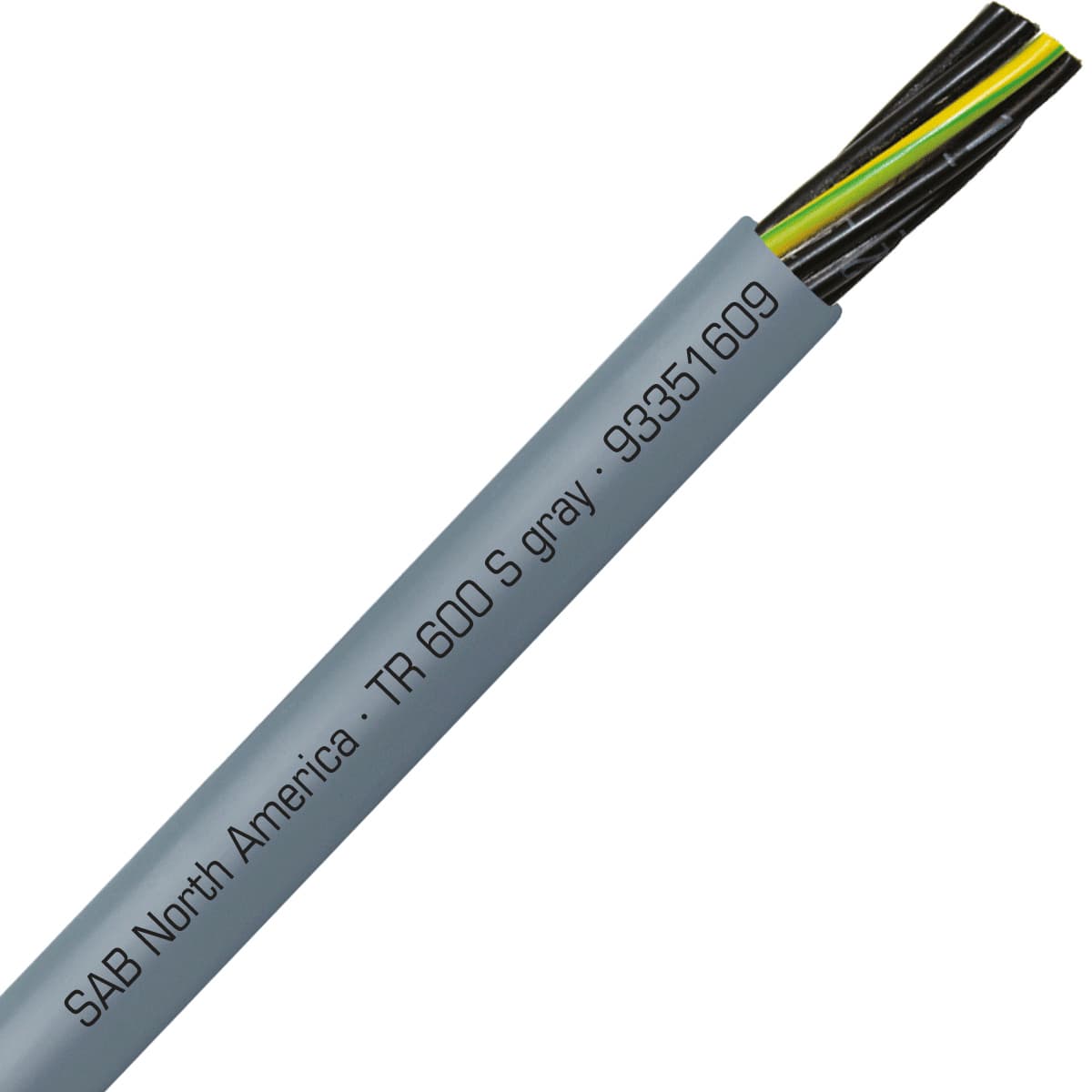 SAB 93351609 TR 600 S gray - 16 AWG/9c, oil resistant flexible exposed run tray cable, UL, CSA, WTTC, NFPA 79, CE, RoHS SAB 93351609 TR 600 S gray - 16 AWG/9c, oil resistant flexible exposed run tray cable, UL, CSA, WTTC, NFPA 79, CE, RoHS
