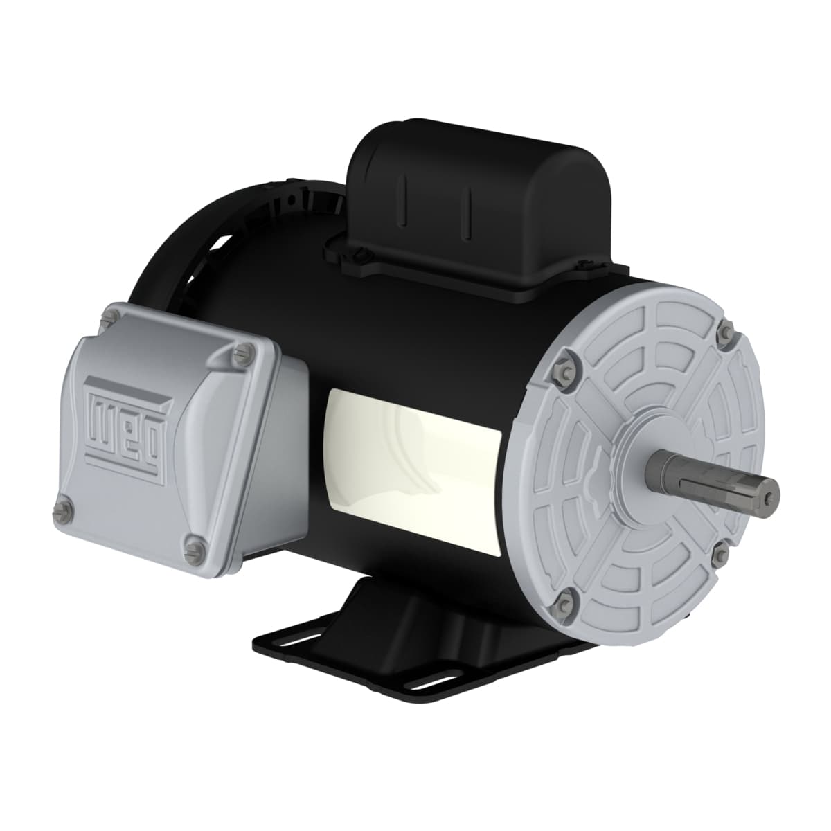 WEG .7518ES1B56-S Rolled Steel 0.75 HP 4P 56 1Ph 115/208-230 V 60 Hz IC411 - TEFC - Foot-mounted WEG .7518ES1B56-S Rolled Steel 0.75 HP 4P 56 1Ph 115/208-230 V 60 Hz IC411 - TEFC - Foot-mounted