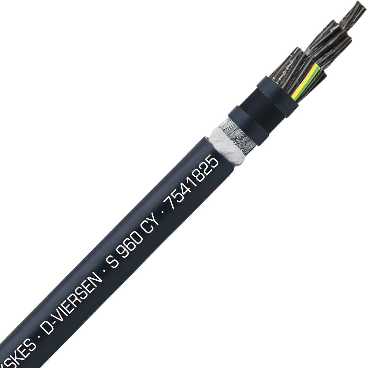 SAB 7541825 S 960 CY - 18 AWG/25c, shielded oil resistant continuous flex PVC control cable, UL, CSA, CE,RoHS SAB 7541825 S 960 CY - 18 AWG/25c, shielded oil resistant continuous flex PVC control cable, UL, CSA, CE,RoHS