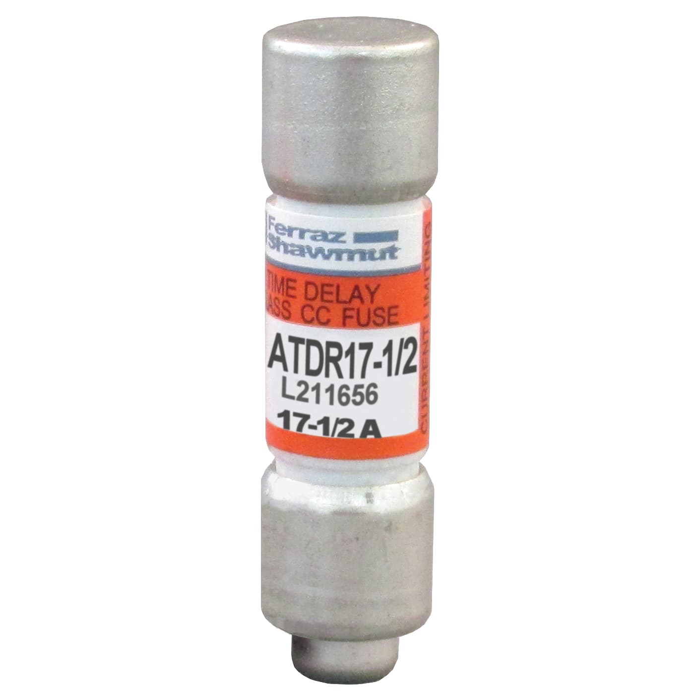 Mersen ATDR17-1/2 ATDR17-1/2 Mersen - Fuse ATDR - Class CC - Time-Delay 600VAC 300VDC 17.5A Ferrule Amp-Trap 2000® Mersen ATDR17-1/2 ATDR17-1/2 Mersen - Fuse ATDR - Class CC - Time-Delay 600VAC 300VDC 17.5A Ferrule Amp-Trap 2000®