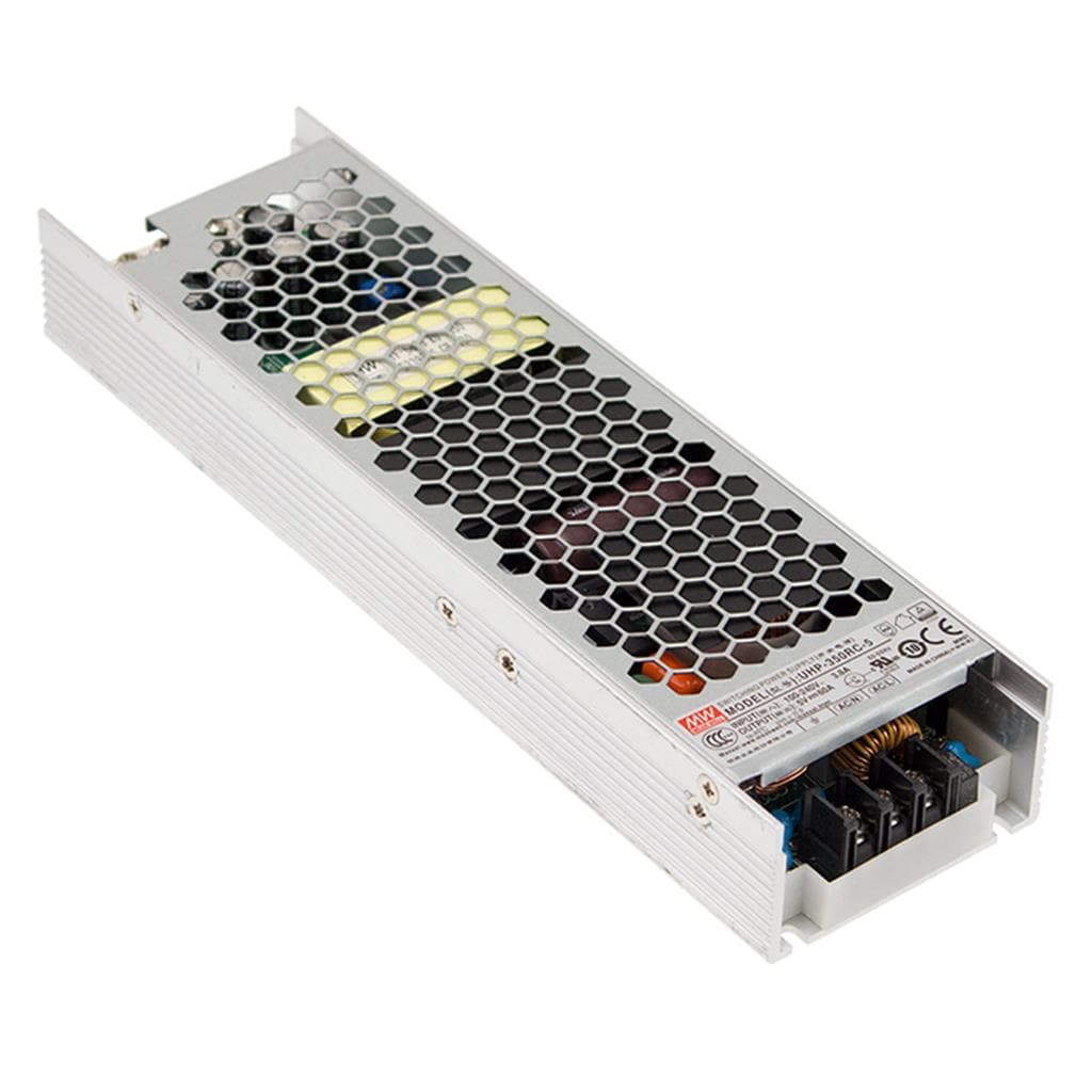 MEAN WELL UHP-350-55 AC-DC Slim Single output enclosed power supply with PFC; Output 55VDC at 6.3A MEAN WELL UHP-350-55 AC-DC Slim Single output enclosed power supply with PFC; Output 55VDC at 6.3A