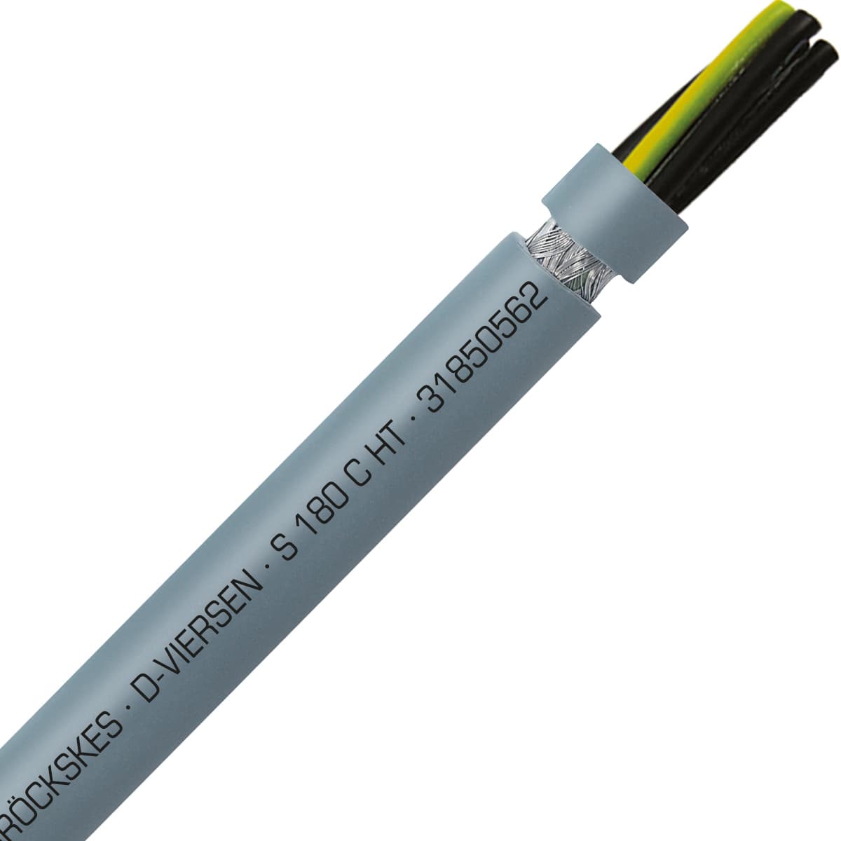 SAB 31850562 S 180 C HT - 6 AWG/5c, high temperature silicone continuous flex shielded control, CE, RoHS SAB 31850562 S 180 C HT - 6 AWG/5c, high temperature silicone continuous flex shielded control, CE, RoHS