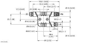 SH-RKP/RSP/RKP46PS Part Image. Manufactured by Turck.
