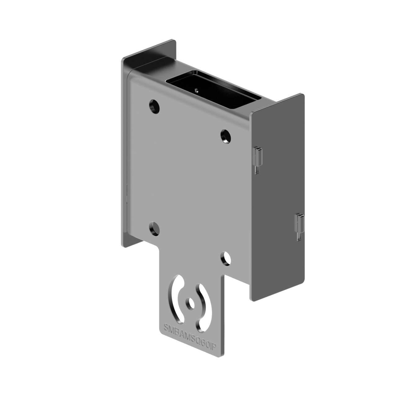 Banner SMBAMSQ60IP Bracket: Industrial protection SMBAMS series bracket; for Q60 with replaceable window; Articulation slots for 90 plus degree rotation; 12-ga. (2.6 mm) 300 series Stainless Steel Banner SMBAMSQ60IP Bracket: Industrial protection SMBAMS series bracket; for Q60 with replaceable window; Articulation slots for 90 plus degree rotation; 12-ga. (2.6 mm) 300 series Stainless Steel