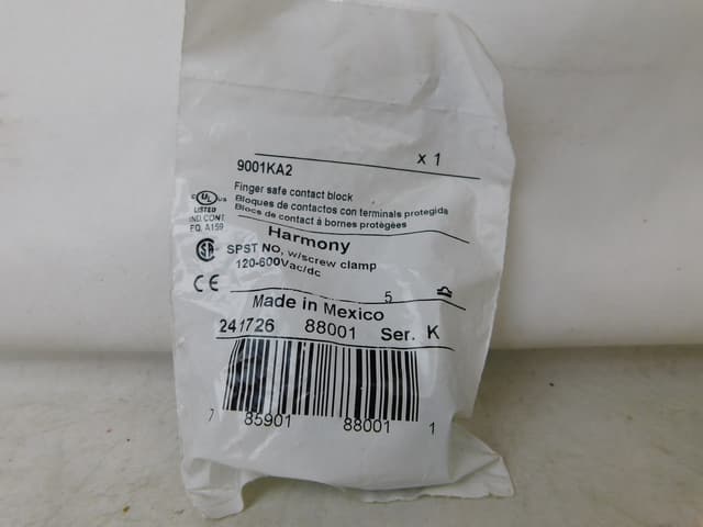 9001KA2 Part Image. Manufactured by Schneider Electric.