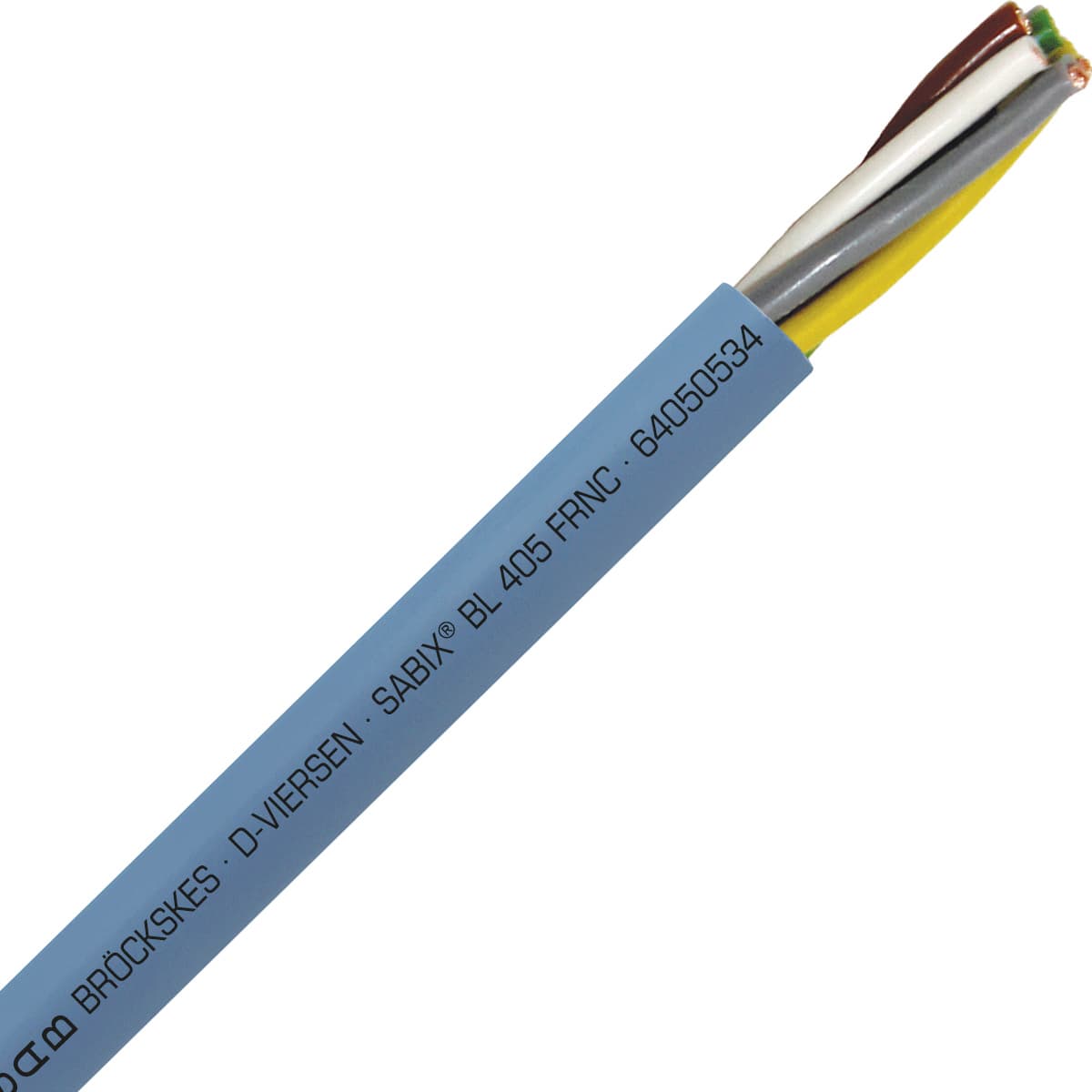 SAB 64050534 SABIX BL 405 FRNC - 22 AWG/5c, halogen-free flame retardant flexible data cable, DNV-GL, CE, RoHS SAB 64050534 SABIX BL 405 FRNC - 22 AWG/5c, halogen-free flame retardant flexible data cable, DNV-GL, CE, RoHS
