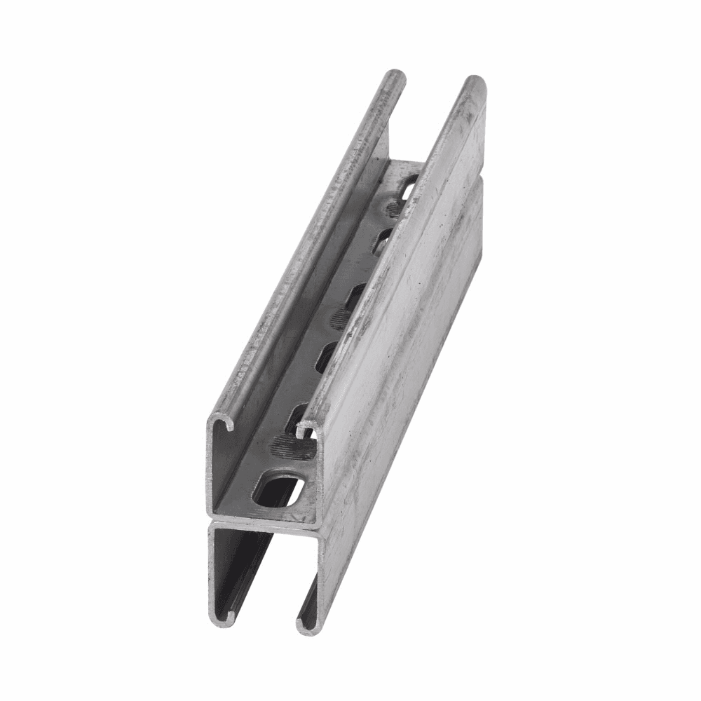 B-Line B22SHA-120HDG B22SHA-120HDG B-Line - Eaton B-Line series strut back-to-back welded channel, 1.62" channel height, 120" channel length, 1.62" channel width, Steel, 12 Gauge, SHA hole pattern, B22 channel type, Hot-dipped galvanized B-Line B22SHA-120HDG B22SHA-120HDG B-Line - Eaton B-Line series strut back-to-back welded channel, 1.62" channel height, 120" channel length, 1.62" channel width, Steel, 12 Gauge, SHA hole pattern, B22 channel type, Hot-dipped galvanized