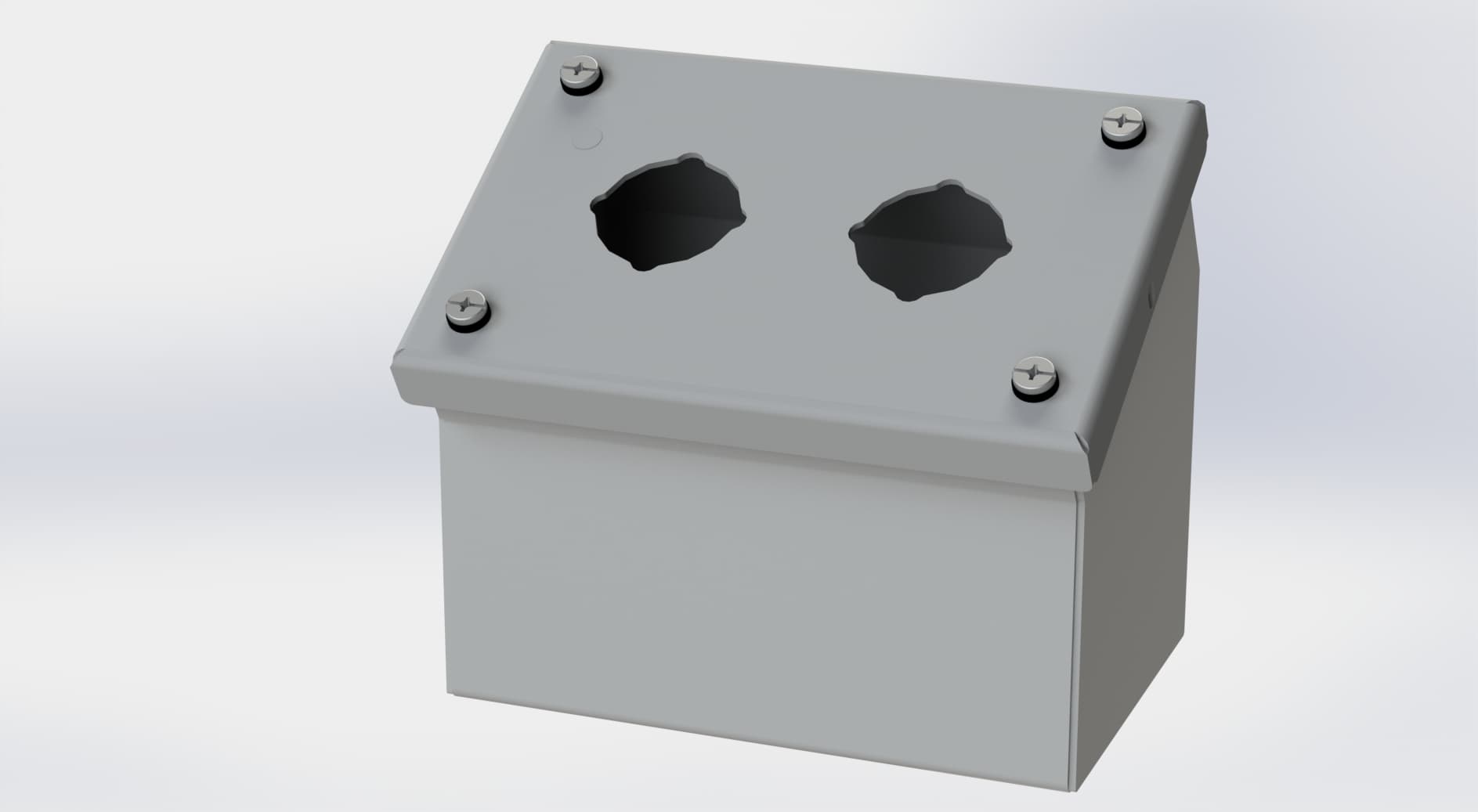 Saginaw Control SCE-2PBA PBA Enclosure, Height:3.50", Width:5.50", Depth:4.87", ANSI-61 gray powder coating inside and out. Saginaw Control SCE-2PBA PBA Enclosure, Height:3.50", Width:5.50", Depth:4.87", ANSI-61 gray powder coating inside and out.