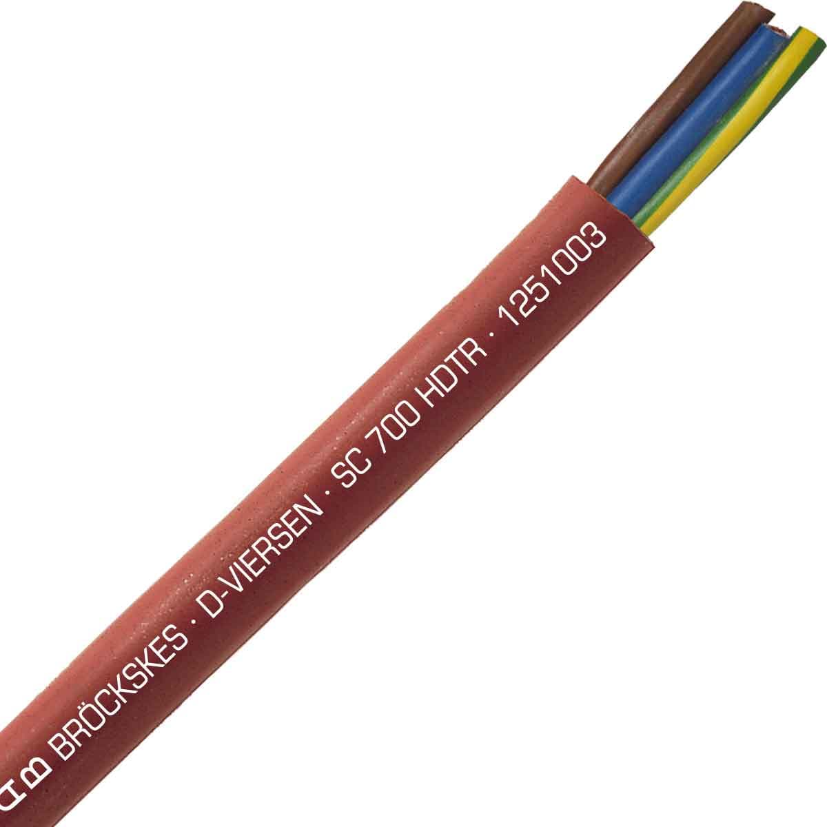 SAB 1251003 SC 700 HDTR - 10 AWG/3c, halogen-free high temperature silicone cable, UL, CSA, CE, RoHS SAB 1251003 SC 700 HDTR - 10 AWG/3c, halogen-free high temperature silicone cable, UL, CSA, CE, RoHS