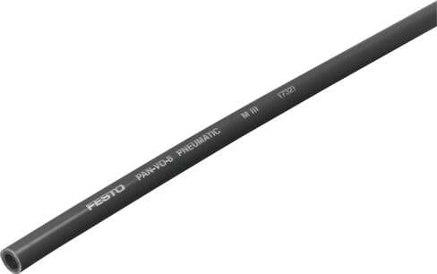 Festo 132906 plastic tubing PAN-V0-8X1-BL Flame retardant Outside diameter: 10 mm, Bending radius relevant for flow rate: 45 mm, Inside diameter: 6 mm, Min. bending radius: 24 mm, Temperature dependent operating pressure: -0,95 - 12 bar Festo 132906 plastic tubing PAN-V0-8X1-BL Flame retardant Outside diameter: 10 mm, Bending radius relevant for flow rate: 45 mm, Inside diameter: 6 mm, Min. bending radius: 24 mm, Temperature dependent operating pressure: -0,95 - 12 bar