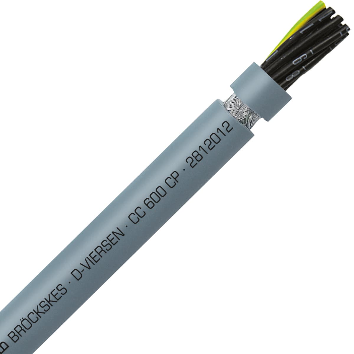 SAB 2812012 CC 600 CP - 20 AWG/12c, shielded oil resistant PUR flexible control cable, 600V, UL, CSA, CE, RoHS SAB 2812012 CC 600 CP - 20 AWG/12c, shielded oil resistant PUR flexible control cable, 600V, UL, CSA, CE, RoHS