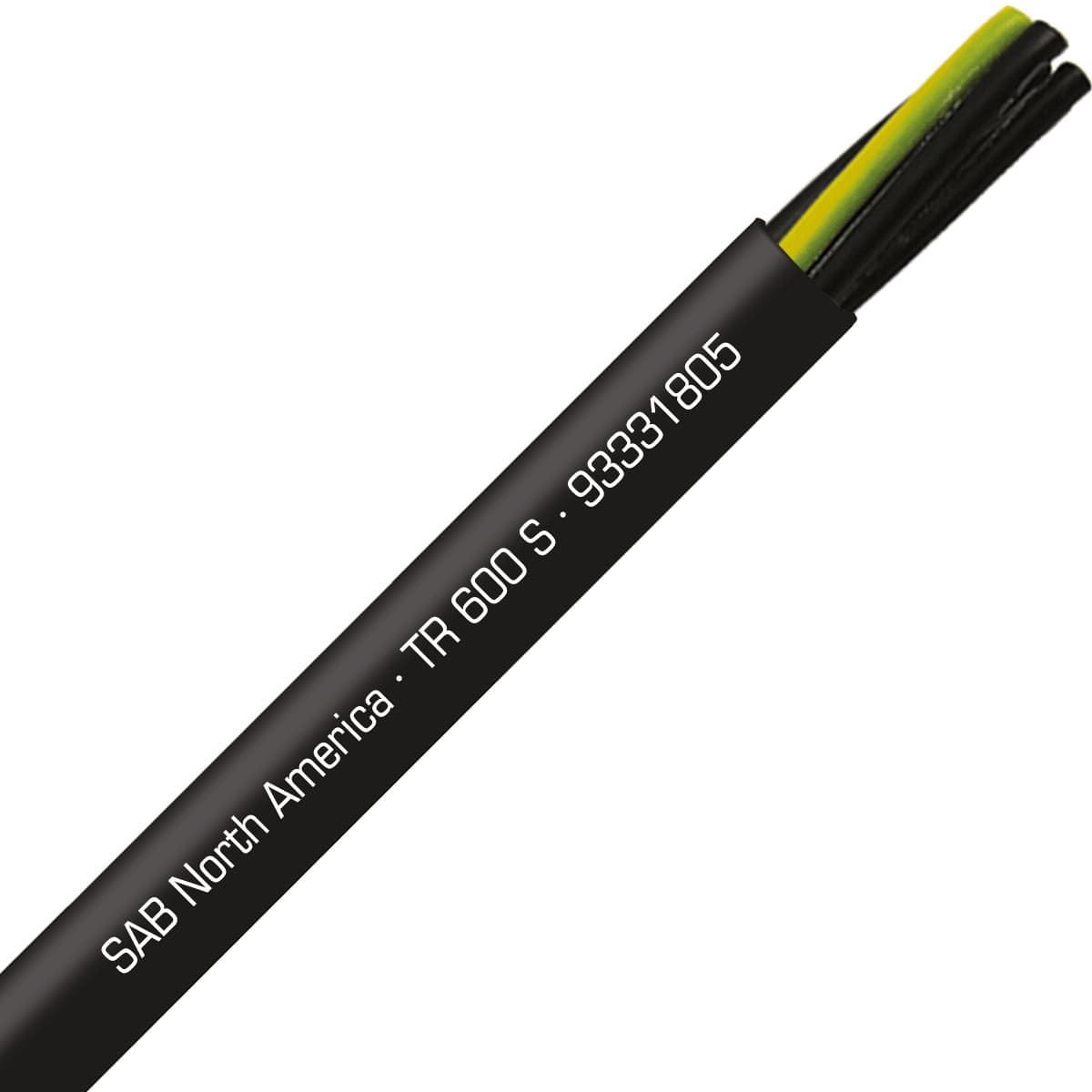 SAB 93331805 TR 600 S - 18 AWG/5c, oil resistant flexible exposed run tray cable, UL, CSA, WTTC, NFPA 79, CE RoHS SAB 93331805 TR 600 S - 18 AWG/5c, oil resistant flexible exposed run tray cable, UL, CSA, WTTC, NFPA 79, CE RoHS