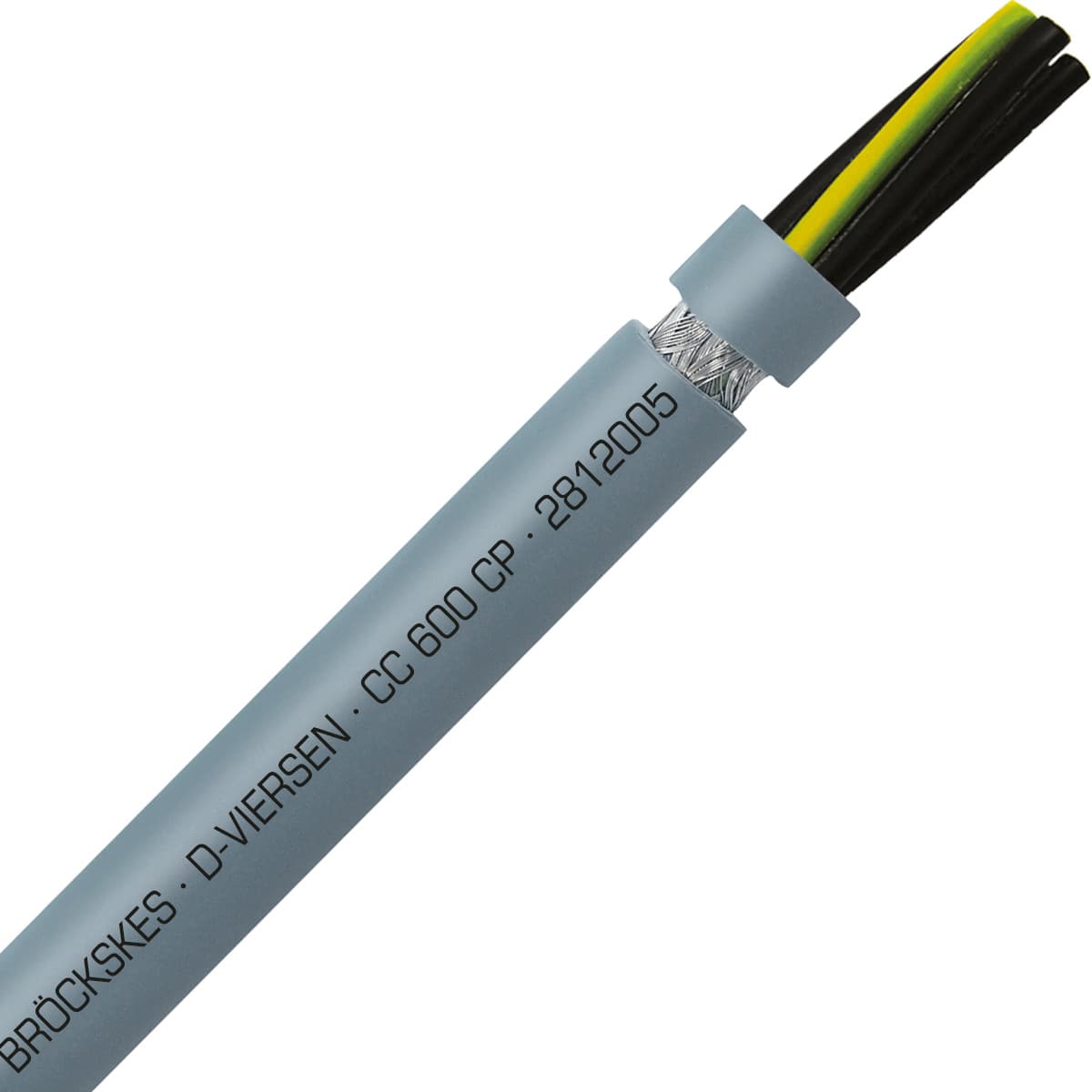 SAB 2812005 CC 600 CP - 20 AWG/5c, shielded oil resistant PUR flexible control cable, 600V, UL, CSA, CE, RoHS SAB 2812005 CC 600 CP - 20 AWG/5c, shielded oil resistant PUR flexible control cable, 600V, UL, CSA, CE, RoHS