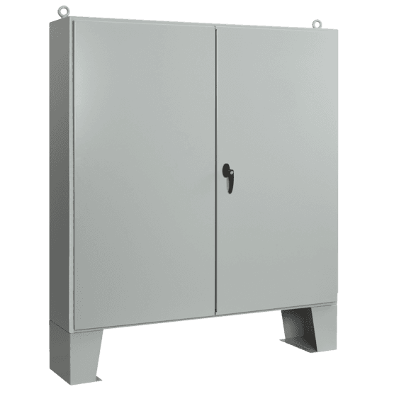 Hoffman A606010LP Two-Door with Floor Stands, Type 12, 60.06x60.06x10.06, Steel Hoffman A606010LP Two-Door with Floor Stands, Type 12, 60.06x60.06x10.06, Steel