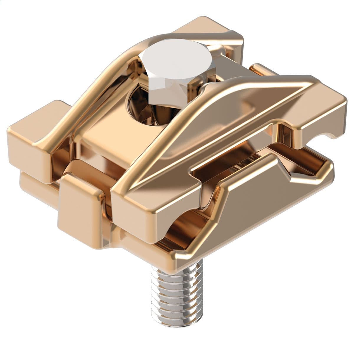 Hubbell GC143A02TP Grounding Clamp, Copper Two Cables to 1/4" Flat, Tin Plated. GROUND, BRZ BLT 2 CBL #4-300 MCM TP ; Everdur hardware supplied by adding Suffix ED ; Hubbell GC143A02TP Grounding Clamp, Copper Two Cables to 1/4" Flat, Tin Plated. GROUND, BRZ BLT 2 CBL #4-300 MCM TP ; Everdur hardware supplied by adding Suffix ED ;