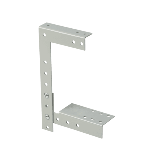 Hoffman F66T3RDH Drop and Bracket Hanger, fits 6.00x6.00, Gray, Steel Hoffman F66T3RDH Drop and Bracket Hanger, fits 6.00x6.00, Gray, Steel