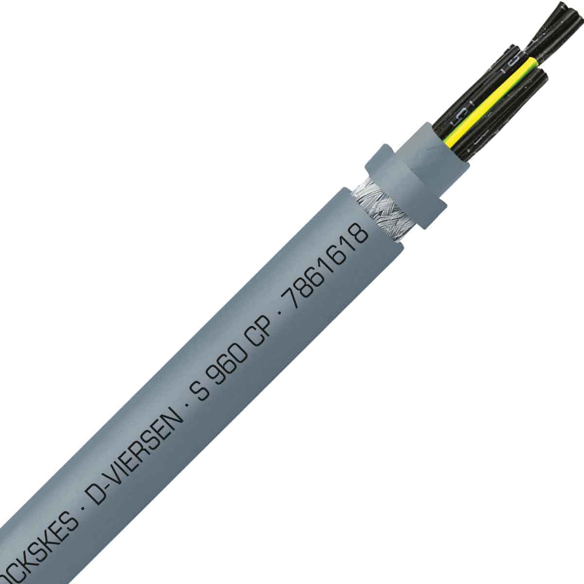 SAB 7861618 S 960 CP - 16 AWG/18c, shielded oil resistant continuous flex PUR data cable, UL, CSA, CE, RoHS SAB 7861618 S 960 CP - 16 AWG/18c, shielded oil resistant continuous flex PUR data cable, UL, CSA, CE, RoHS