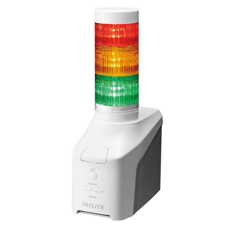 Patlite NHB6-3-RYG 60mm, 3-tier Network Monitor Signal Tower with Ethernet, supports SNMP, and HTTP; Red, Amber and Green LED Modules Patlite NHB6-3-RYG 60mm, 3-tier Network Monitor Signal Tower with Ethernet, supports SNMP, and HTTP; Red, Amber and Green LED Modules