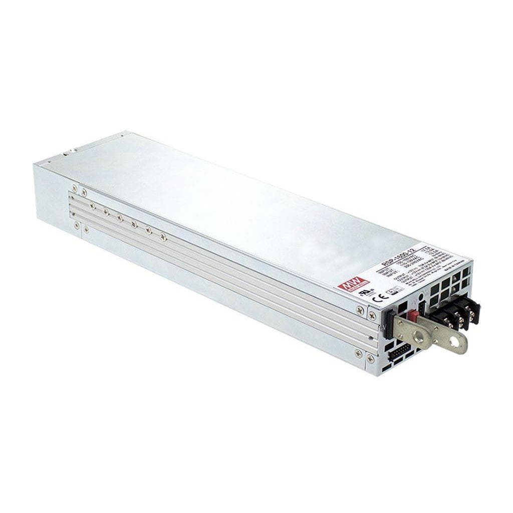 MEAN WELL RSP-1600-24 AC-DC Single output enclosed power supply with PFC; Output 24VDC at 67A; PFC; forced air cooling; 1U low profile MEAN WELL RSP-1600-24 AC-DC Single output enclosed power supply with PFC; Output 24VDC at 67A; PFC; forced air cooling; 1U low profile