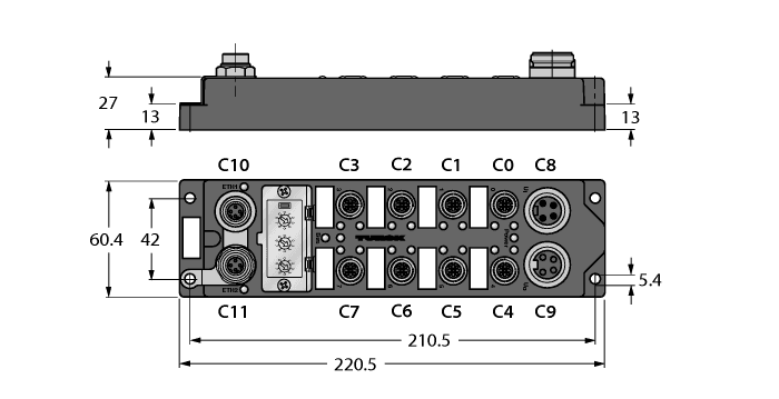 Turck FGEN-IM16-4001 FGEN-IM16-4001 Turck - FGEN-IM16-4001 Compact multiprotocol I/O module for Ethernet, 16 digital pnp inputs Turck FGEN-IM16-4001 FGEN-IM16-4001 Turck - FGEN-IM16-4001 Compact multiprotocol I/O module for Ethernet, 16 digital pnp inputs