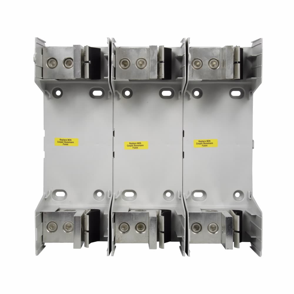 Eaton RM60600-3CR Eaton Bussmann Series RM modular fuse block, 600V, 450-600A, Knife Blade End X Knife Blade End, Three-pole Eaton RM60600-3CR Eaton Bussmann Series RM modular fuse block, 600V, 450-600A, Knife Blade End X Knife Blade End, Three-pole