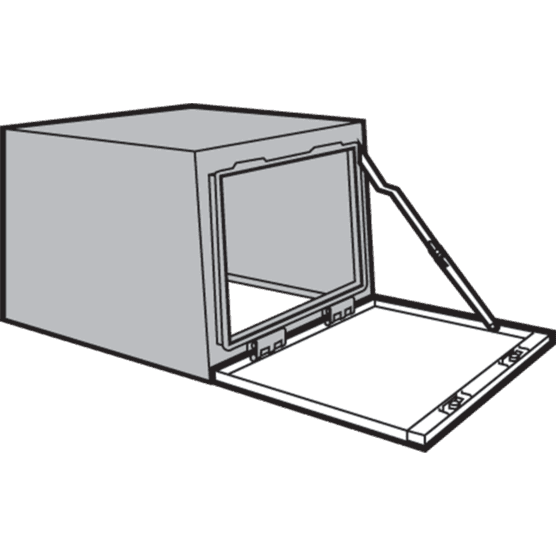Hoffman PDS58F Solid Doors for Upper Front ProLine Sloped Fronts, fits 507/682x800mm, Painted Hoffman PDS58F Solid Doors for Upper Front ProLine Sloped Fronts, fits 507/682x800mm, Painted