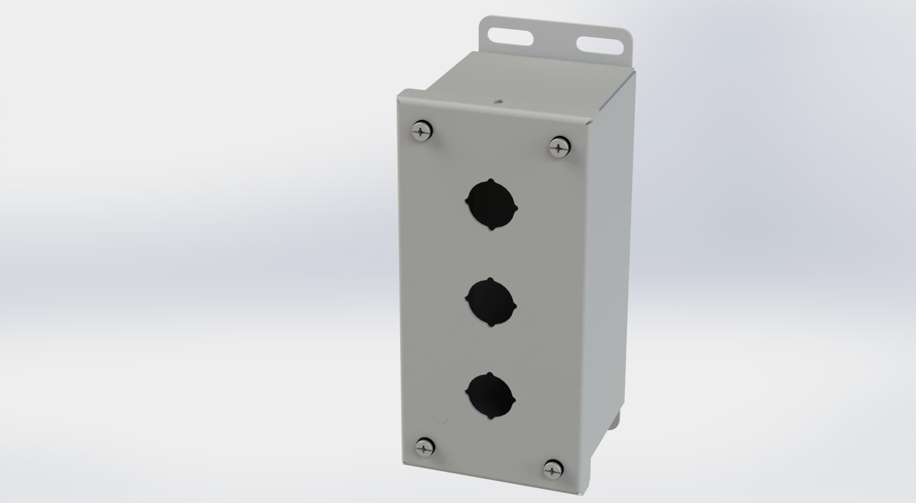 Saginaw Control SCE-3PBGX PBGX Enclosure, Height:7.00", Width:3.25", Depth:3.50", Saginaw Control SCE-3PBGX PBGX Enclosure, Height:7.00", Width:3.25", Depth:3.50",