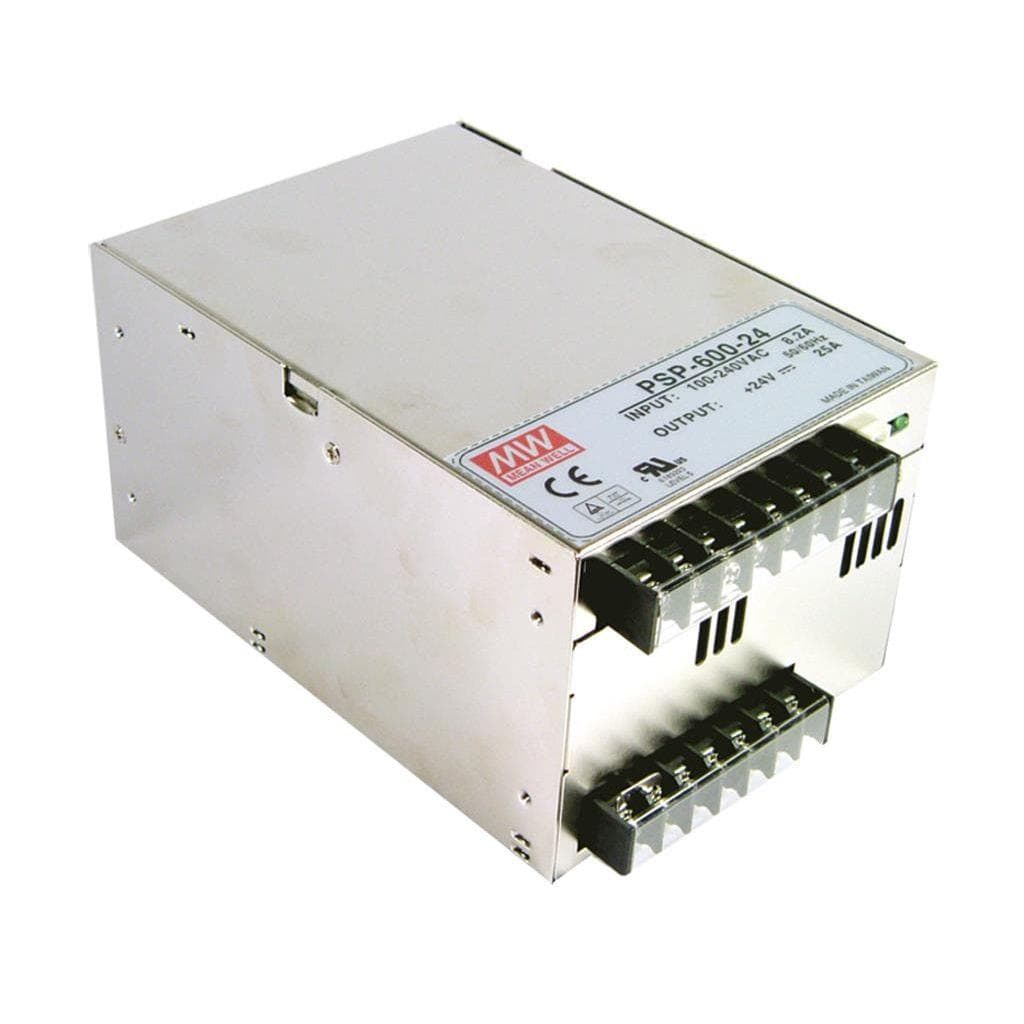 MEAN WELL PSP-600-13.5 AC-DC Single output Enclosed power supply; Output 13.5Vdc at 44.5A MEAN WELL PSP-600-13.5 AC-DC Single output Enclosed power supply; Output 13.5Vdc at 44.5A