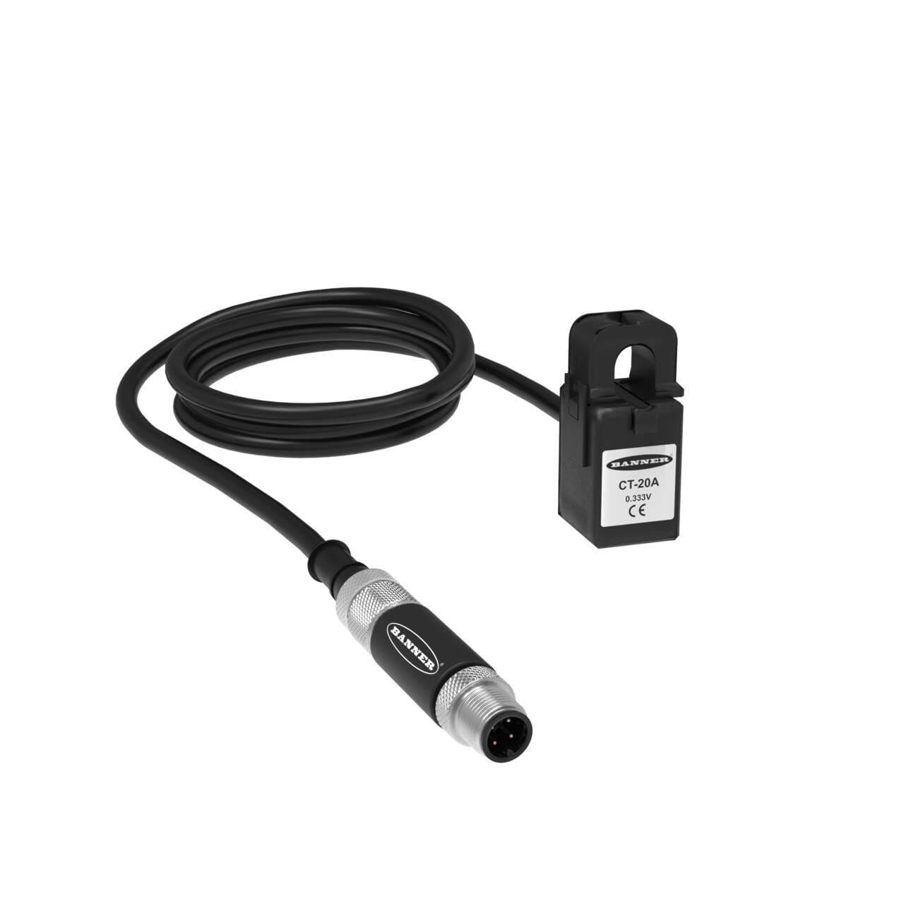 Banner S15C-CT20A-MQ Banner S15C-CT20A-MQ - Current Sensor 0 to 20 Amps; Voltage: 10-30 V dc; IP65/IP67/IP68; Input: Current Transformer; Output: Modbus; Female-Male 4-pin M12 QD Banner S15C-CT20A-MQ Banner S15C-CT20A-MQ - Current Sensor 0 to 20 Amps; Voltage: 10-30 V dc; IP65/IP67/IP68; Input: Current Transformer; Output: Modbus; Female-Male 4-pin M12 QD