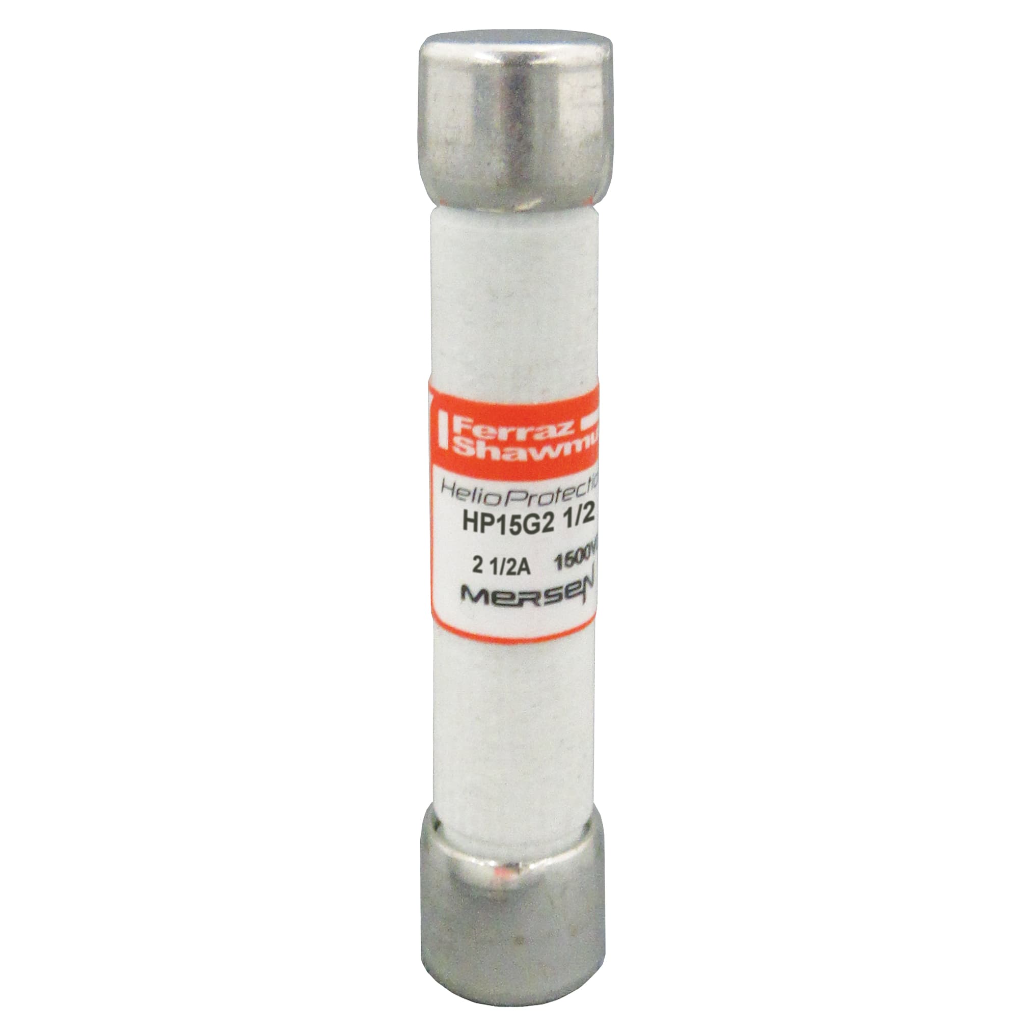 Mersen HP15G2-1/2 HP15G2-1/2 Mersen Photovoltaic fuse gPV 1500VDC IEC 1500VDC UL 2.5A With Ferrule For Clip Mersen HP15G2-1/2 HP15G2-1/2 Mersen Photovoltaic fuse gPV 1500VDC IEC 1500VDC UL 2.5A With Ferrule For Clip