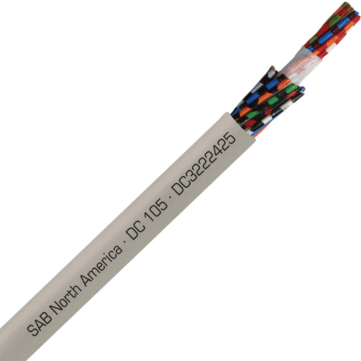 SAB DC3222425 DC 105 - 24 AWG/25c, flexible oil resistant data cable, UL, CSA, CE, RoHS SAB DC3222425 DC 105 - 24 AWG/25c, flexible oil resistant data cable, UL, CSA, CE, RoHS