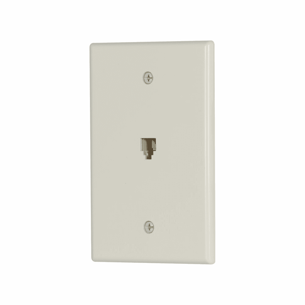 Eaton 3533-4LA 3533-4LA Eaton - Telephone Jack Wallplate, Light almond, Thermoplastic, Surface, 625B4, Mid-size, 4-conductor jack, RJ11, RJ14, Jack Eaton 3533-4LA 3533-4LA Eaton - Telephone Jack Wallplate, Light almond, Thermoplastic, Surface, 625B4, Mid-size, 4-conductor jack, RJ11, RJ14, Jack
