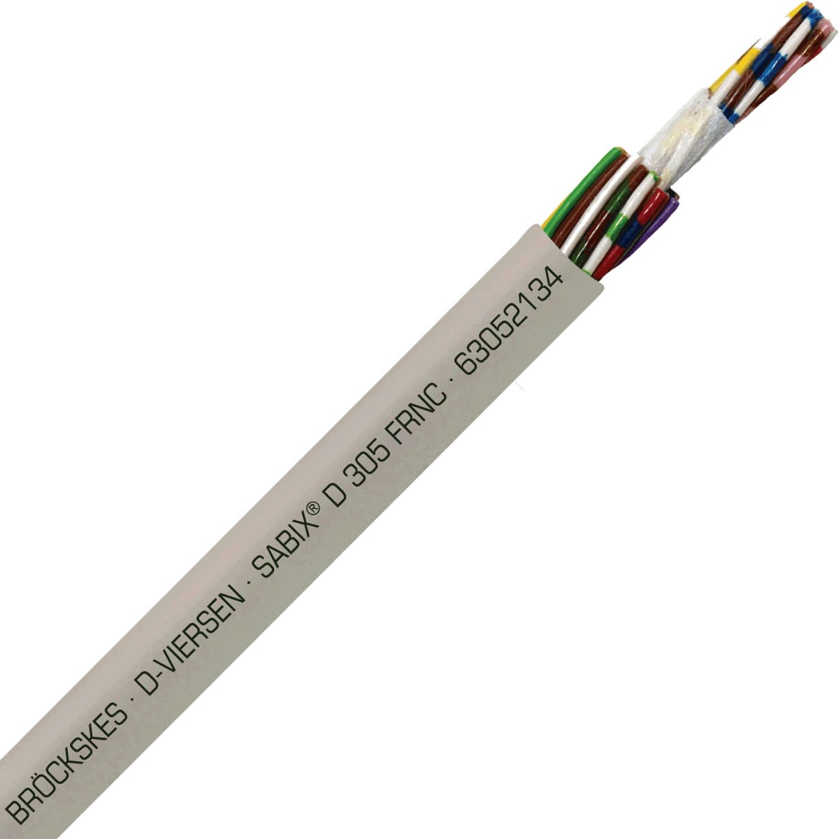 SAB 63052134 SABIX D 305 FRNC - 22 AWG/21c, halogen-free flame retardant flexible SABIX data cable, CE, RoHS SAB 63052134 SABIX D 305 FRNC - 22 AWG/21c, halogen-free flame retardant flexible SABIX data cable, CE, RoHS