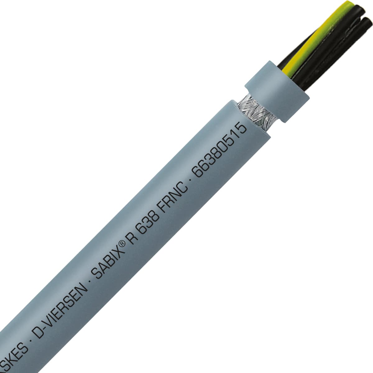 SAB 66380515 SABIX R 638 FRNC - 16 AWG/5c, shielded halogen-free flame retardant rail control cable, CE, RoHS SAB 66380515 SABIX R 638 FRNC - 16 AWG/5c, shielded halogen-free flame retardant rail control cable, CE, RoHS