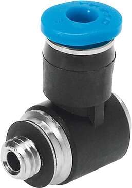Festo 130830 push-in L-fitting QSMLV-M5-3-I 360° orientable, external thread with internal hexagon. Size: Mini, Nominal size: 1,7 mm, Type of seal on screw-in stud: Sealing ring, Assembly position: Any, Container size: 10 Festo 130830 push-in L-fitting QSMLV-M5-3-I 360° orientable, external thread with internal hexagon. Size: Mini, Nominal size: 1,7 mm, Type of seal on screw-in stud: Sealing ring, Assembly position: Any, Container size: 10