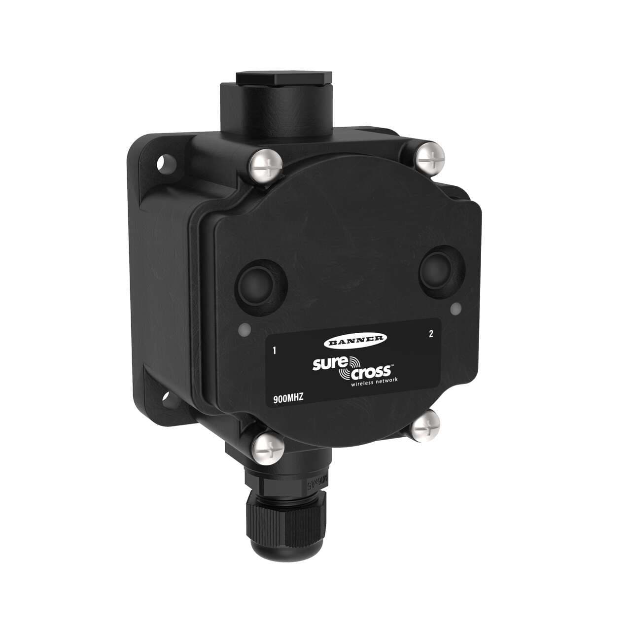 Banner DX80N9X1W-P14L DX80 Performance 900 MHz Node 1 W; Internal Battery Internal Antenna; Input: 1 Configurable Discrete, 1 Analog Voltage (Configurable to Current), 1 Thermistor; 1 Switch Power Output; No LCD No Rotary Dials Banner DX80N9X1W-P14L DX80 Performance 900 MHz Node 1 W; Internal Battery Internal Antenna; Input: 1 Configurable Discrete, 1 Analog Voltage (Configurable to Current), 1 Thermistor; 1 Switch Power Output; No LCD No Rotary Dials